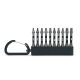 Impact Square driver bit set Carabiner - 10pc