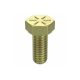 1/4-20 x 5/8 in. Hex Head, Zinc, Full Thread, Hex - Qty:100 - MEL