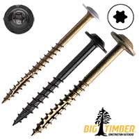 Big Timber Washer Head Screws