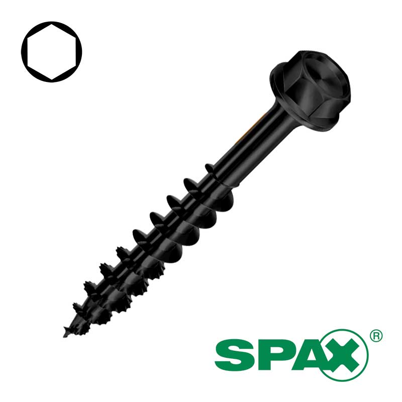 SPAX&reg; PowerLags HCR&reg; Hex Washer Head screws