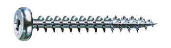 SPAX Unidrive Pan Head Zinc, Standard Thread