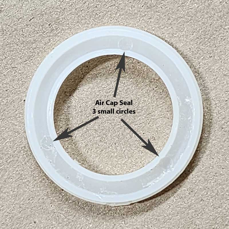 Apollo 7700 6. Insert the Air Cap Seal