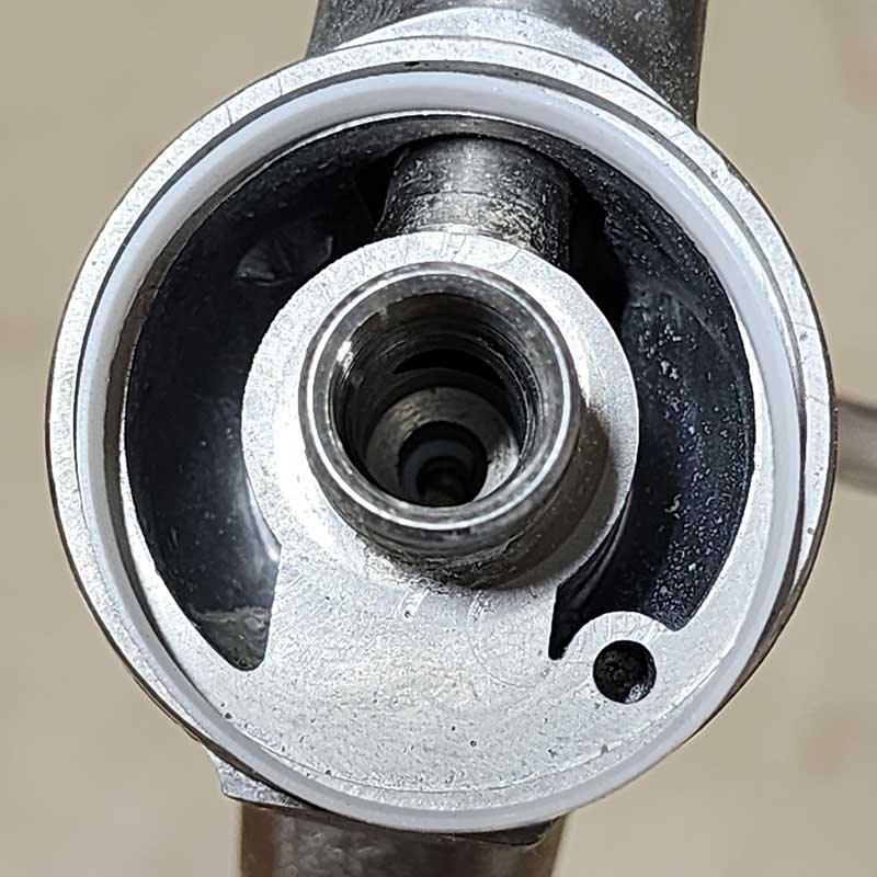 5. Remove the Fan Adjustment Seal (#10)