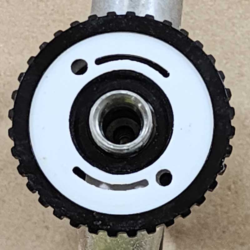 4. Remove the fan adjustment ring (#9) and air distributor plate (#8).