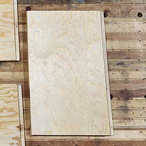 Cabinet top and bottom with one rabbit on the back side. 