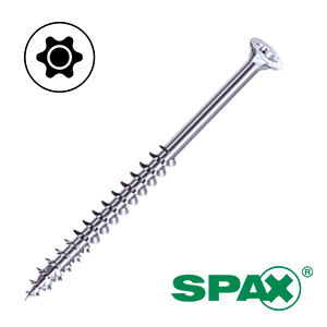 SPAX&reg; Flat Head HCR-X&trade;, T-Star plus Deck Screw
