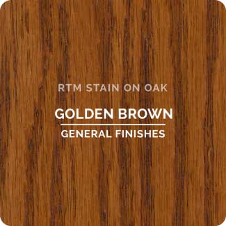 General Finishes RTM Wood Stain Stock Color - Golden Brown (ON OAK)