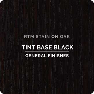 General Finishes RTM Wood Stain Stock Color - Tint Base Black (ON OAK)