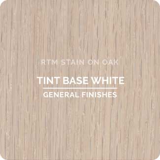 General Finishes RTM Wood Stain Stock Color - Tint Base White (ON OAK)