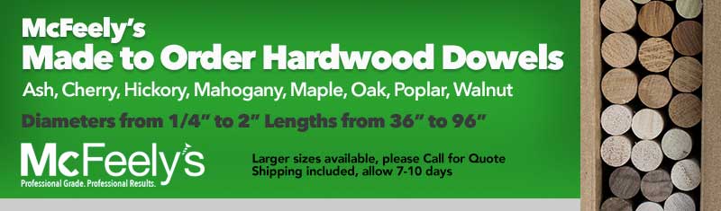 McFeely's Made to Order Large Dowels
